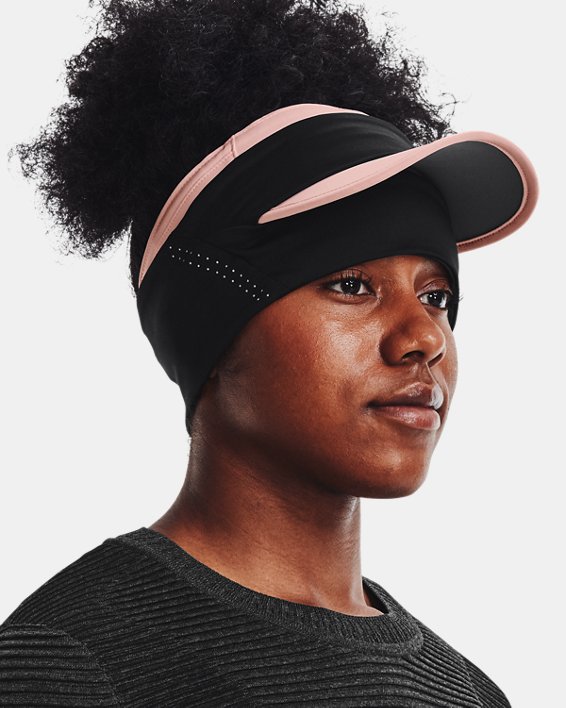 Women's UA Launch Headband, Black, pdpMainDesktop image number 2
